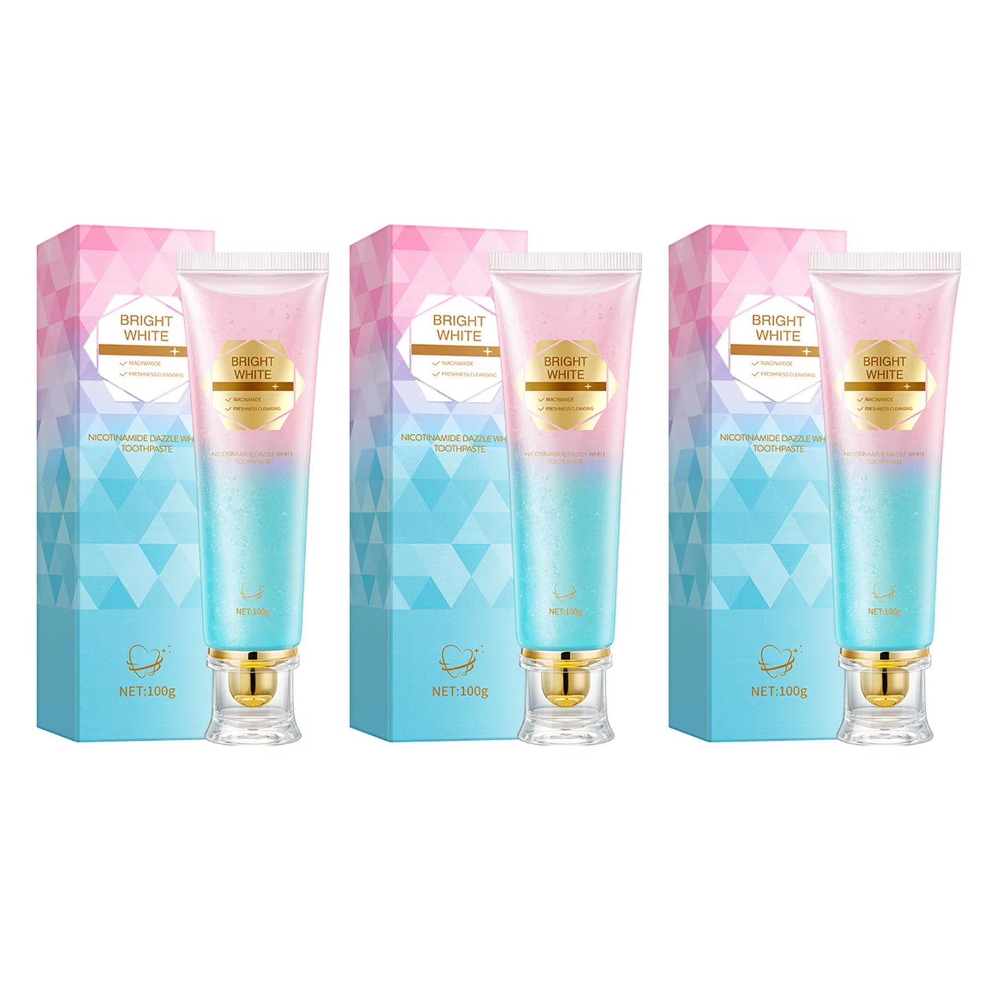 Niacinamide Whitening Toothpaste - Intensive Stain Removal, Enamel Protection, and Breath Freshening for Daily Oral Care