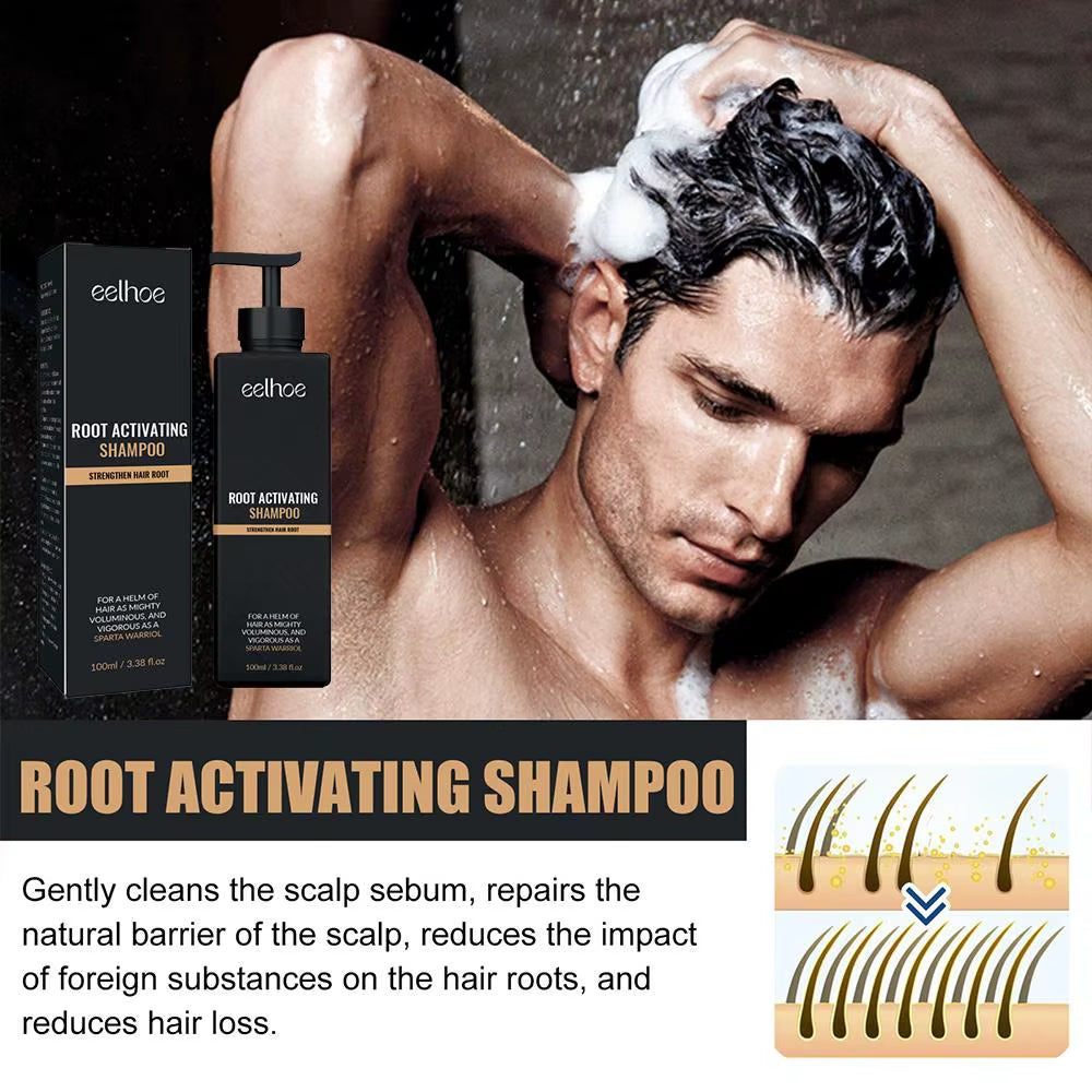 Revitalize Your Hair with Our 2-Piece Anti-Baldness Thickening Root Activator Shampoo - Nourish and Regrow Thinning Hair
