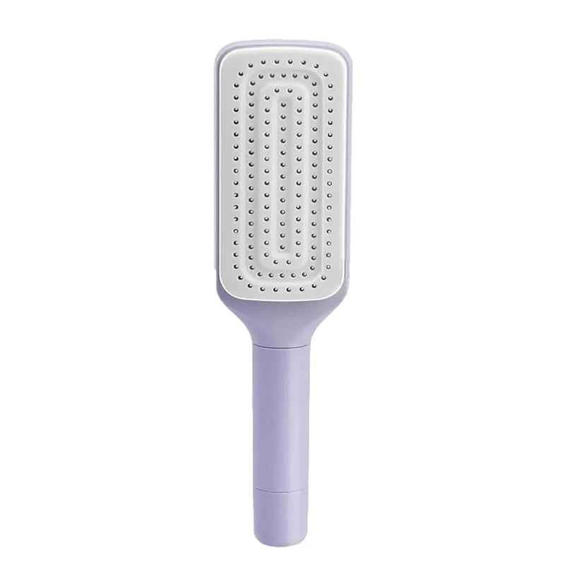 Revolutionary Self-Cleaning Hair Brush: The Ultimate Massage Air Cushion & Telescopic Comb Combo!