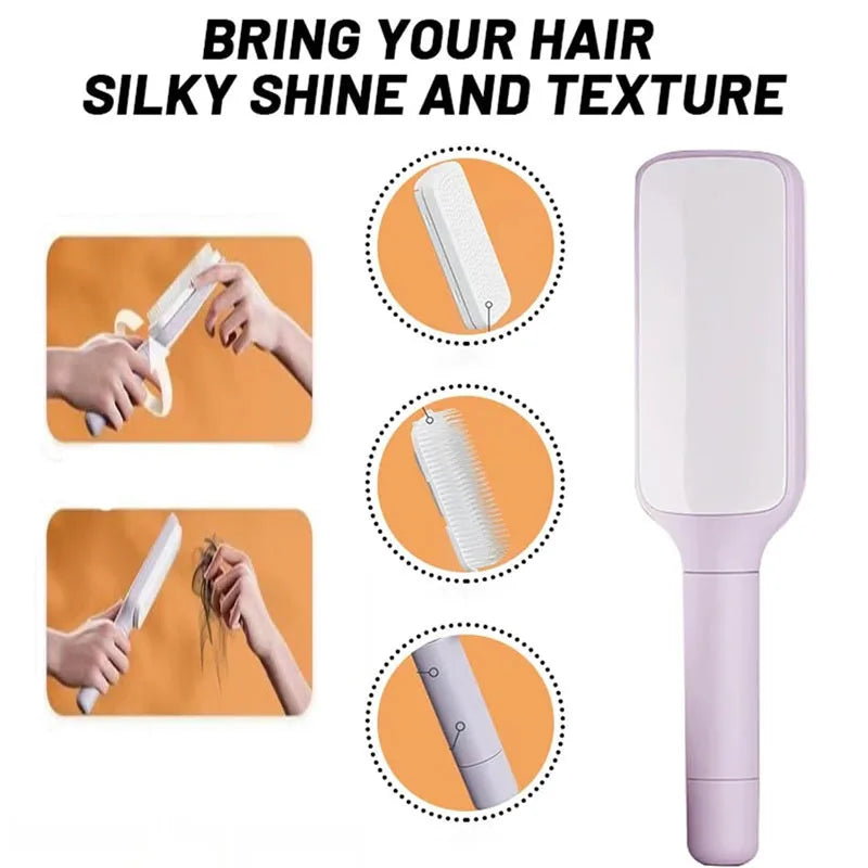 Revolutionary Self-Cleaning Hair Brush: The Ultimate Massage Air Cushion & Telescopic Comb Combo!