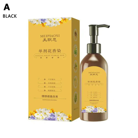 Transform Your Look with Our 3-in-1 Hair Color Shampoo - Instantly Change White to Brown with Natural Ingredients!