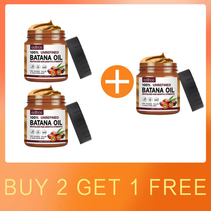 Batana Oil Hair Care Set: Nourishing Shampoo and Conditioner for Anti-Frizz, Hair Growth, and Loss Treatment