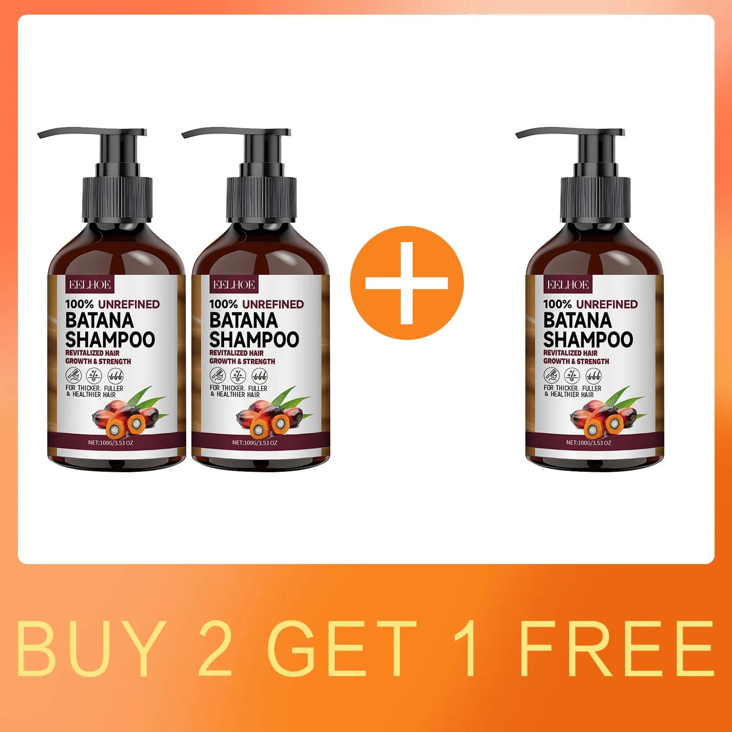 Batana Oil Hair Care Set: Nourishing Shampoo and Conditioner for Anti-Frizz, Hair Growth, and Loss Treatment